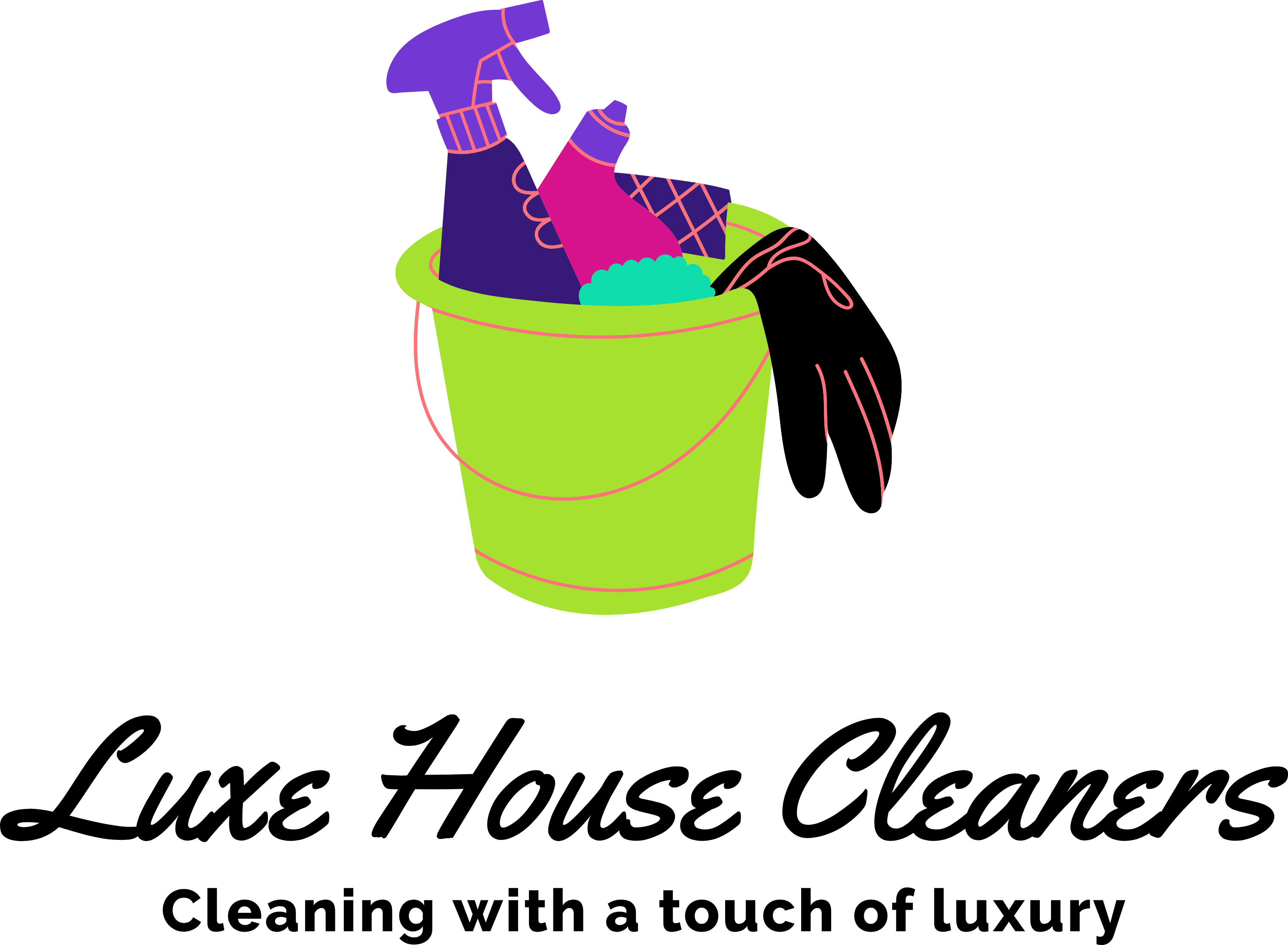 Luxe House Cleaners Logo